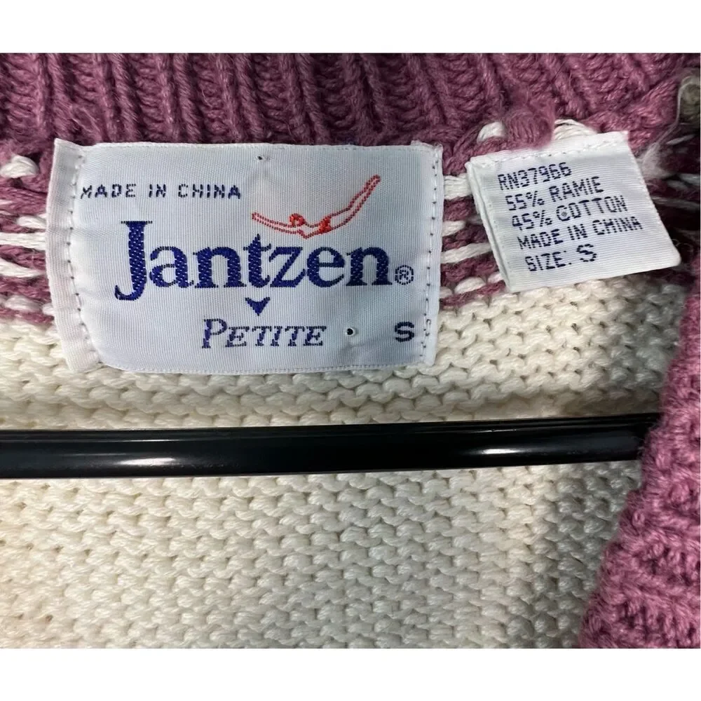 Jantzen Grandmacore Vintage Button Up Knitted Sweater Vest